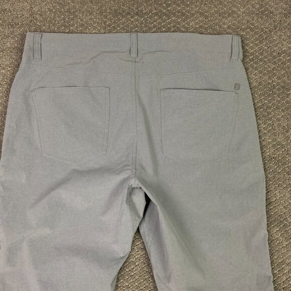 Fair Harbor Pants Men's 34 x 30 Measures 36 x 29.5 Grey The Compass Pants - Picture 5 of 14